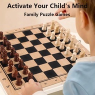 ▃ ✙ ● ✂ ☢ 3 in 1 Folding Wooden Chess Board Pieces Set S/M/L/XL Tournament Size International Chess