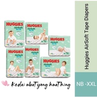 Huggies AirSoft Tape Diapers, NB/S/M/L/XL/XXL