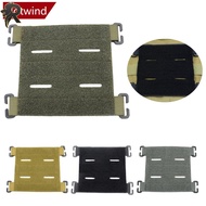 RL Tactical Vest Patch Molle System Adapter Panel Carabiner Converter Used To Attach ID Patch DIY Pa