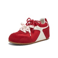 BASTO Womens Ballet Sneakers รองเท้าบัลเล่ต์ รองเท้าผ้าใบ A6628
