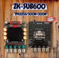 ZK-SUB600 DC 18-50V ซับวูฟเฟอร์ เครื่องขยายเสียงชิป Tpa3255 2.0 + ช่อง 300W + 300W + 300W + Sub มีจุ
