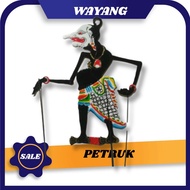 Puppet PETRUK PECRUK WAYANG Puppet Puppet Puppet Leather Puppet Material Duplex Cardboard Paper