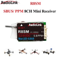 Radiolink R8SM 8 CH 2.4G Support SBUS PPM Mini Receiver For RC Mini FPV Racing Drone Plane T8FB T8S 