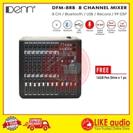 DENN DFM-8RB 8-CHANNEL DIGITAL SIGNAL PROCESSOR (DSP) MIXER (FREE 1 PC 16GB PEN DRIVE)