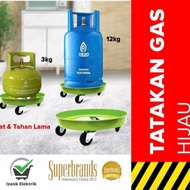 WHEELS TRACK/S MOUNTING/S 3KG LPG GAS CYLINDER FOOT/S 12KG KENMASTER STRONG, RUST-PROOF ROUND GAS CY