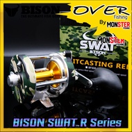 รอกตกปลา รอกเบท BISON SWAT BAITCASTING REEL ( มีทั้งหมุนซ้ายและหมุนขวา)
