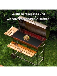 1/2 tấm lót nướng silicon và khay nướng - Tấm lót lò nướng chống dính ba trong một dành cho lò nướng