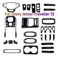 For Chery Jetour Traveller T2 2023 2024 Jetour T2 ABS Black Interior Protection Accessories Car Body
