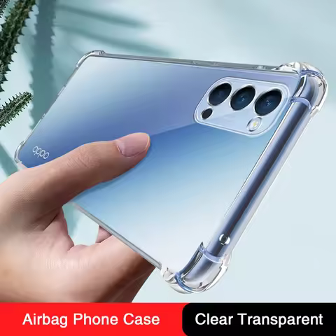 Original Clear Phone Case for OPPO Reno4 Reno 4 Pro Lite SE 4F 4Z 4Pro 4Lite 4SE 4G 5G Shockproof Si