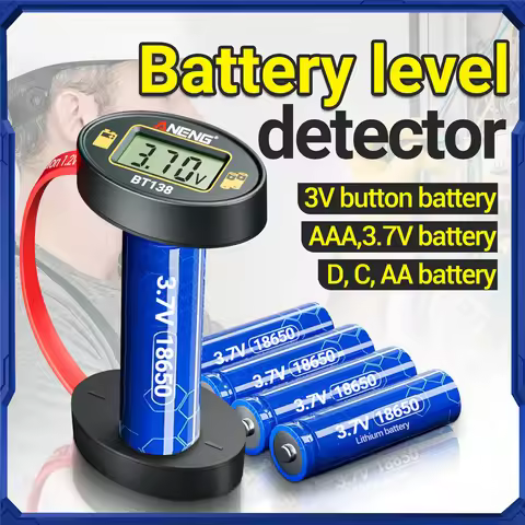 ANENG BT138 Digital Battery Capacity Testers Multifunction Detector AA/AAA/C/D/9V/1.5V Button Cell M