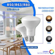 5Pcs Energy Saving LED Bulb Bath Lamp Mushroom E27 E14  R50 R63 R80 AC 220V 230V 6W 10W 12W Non Stro