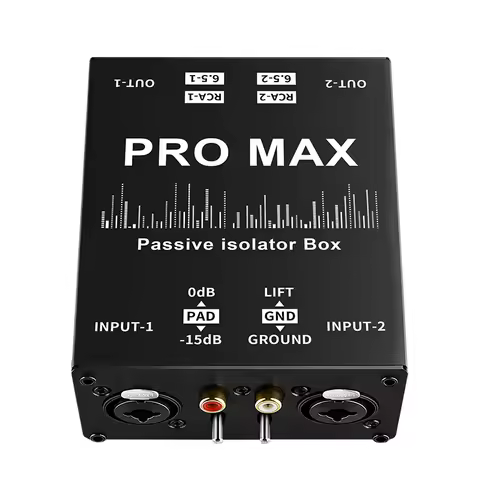 Audio Isolator, Audio Current Eliminator, XLR 6.5, Permalloy Isolator, Mixer Live Broadcast Mixer Mi