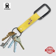 High Quality Carabiner Keychain with NBA Basketball - Design
