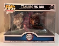 正版 Funko Pop Moment Demon Slayer Tanjiro vs. Rui Figure 情境組系列 鬼滅之刃 炭治郎vs累 下弦之伍 血鬼術 戰鬥姿態 公仔 1034