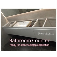 Bathroom Counter / Basin Cabinet /Wall Mounted Basin Counter /Customize Basin Cabinet /Tailor Size Basin Cabinet