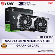 MSI GEFORCE RTX 5070 VENTUS 2X OC 12GB GDDR7 GRAPHIC CARD (3 YEARS WARRANTY)
