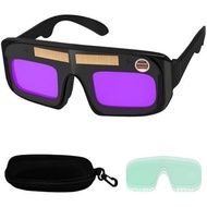 TRQWH Welding Glasses Auto Darkening Safety Goggles Solar True Color Welder Glasses Eyes Protective 
