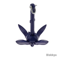 [Diskkyu] Blue Foldable Grapnel Anchor Folding Grapnel Anchor 0 . 24kg 1 . 5lb Kayak Anchor