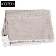 Gucci [近全新/國內正品] 165903 GG圖案真絲羊毛混紡