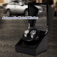 Carbon Fiber Double Watch Winder Mabuchi Motor Automatic Watch Winder Watch Proyector Box