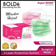 Masker Bolde Hijab 3Ply Isi 50