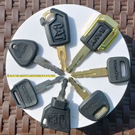 7 PCS JCB Heavy Equipment Master Key Hitachi CaterpillarKomatsu Kobelco VolvoSany