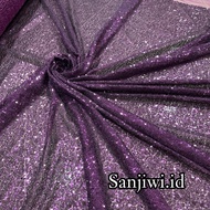 Sequin tile fabric premium sequin tulle fabric/ luxurious full sequin tile fabric/