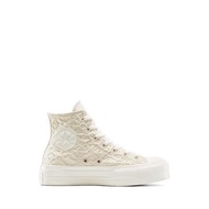 Converse CTAS Lift Platform Textured Material Women's Sneakers - Light Dune/Egret/Egret