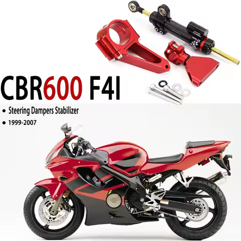 New Motorcycle CNC Aluminum Steering Damper Adjustable Stabilizer Bracket Mounting For HONDA CBR600 