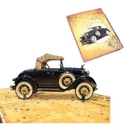 H37 - 3D Antique Car Card – Viethands Giftshop