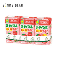 marusan - 幼兒豆乳 - 士多啤梨味 125ml x 3(平行進口-EXP:2025/08/16)