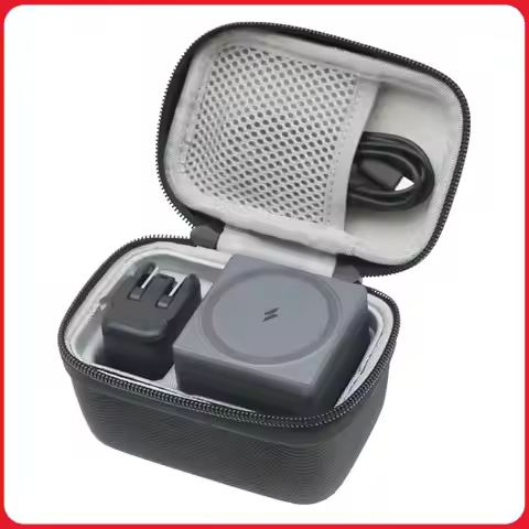 EVA Hard Carrying Case Bag Shockproof Portable Storage Bag with Mesh Pocket PowerBank Bag for Anker 