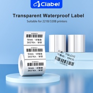 CLABEL 221B/320B Transparent Labe Waterproof and Oilproof Label Sticker