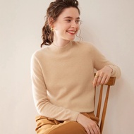 Cashmere Sweater Women Goat Cashmere Sweater Women Consini 260g Half Turtleneck Sweater Knitted Autu