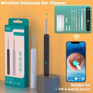 Smart Visual Wireless Ear Pick Otoscope Ear Wax Removal Tool with Camera LED Light Wireless Otoscope