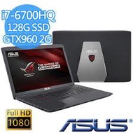 +送32G記憶卡ASUS GL752VW-0071A6700HQ i7 GTX960 ROG 電競筆電