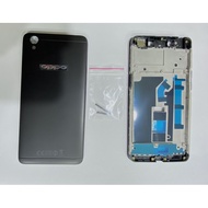 middle frame oppo A37F A37W Lcd frame housing + back cover together on off Button
