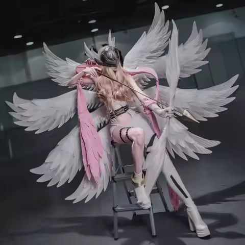 8-Winged Angel Wings Set – Cosplay, Party & Decoration Prop