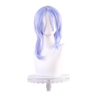 Wig Kamisato Ayato Cosplay Rambut Palsu Genshin Impact Pesta Pria Wanita