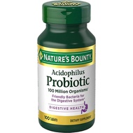 Nature's Bounty Acidophilus Probiotic, Daily Probiotic Supplement- 01 Pack- 100 Tablets