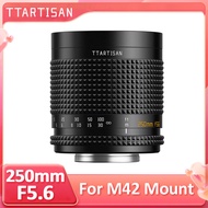 TTArtisan 250mm F5.6 Reflex Lens Doughnut Bokeh Full Frame Manual Lens for Flowers Portraits M42 Len
