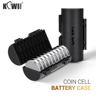 Kiwifotos RBC-CR10 Coin Cell Battery Case Storage Holder for CR2016 CR2025 CR2032 CR2320 CR2325 CR23