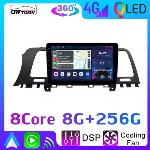 TS10 8Core 8G+256G QLED 1280*720P Android Multimedia Radio Car Stereo For Nissan Murano Z51 2008-201