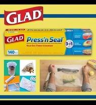 [現貨] 美國製造 佳能 Glad Press’N Seal 特強黏力保鮮貼 140 sq. ft. 