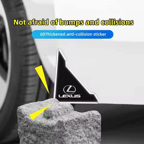 4PCS Car Door Corner Protector Anti-Collision Sticker for Lexus F SPORT NX RX ES UX LBX GS GX IS LS 