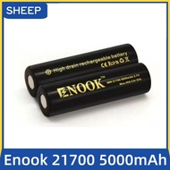 Enook 21700 5000mAh Max 40A rechargeable 3.7V battery for battery pack