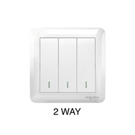 SCHNEIDER AFFLE PLUS SERIES 3 GANG 2 WAY SWITCH
