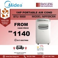 MIDEA MPF09CRN1 – 1.0HP PORTABLE AIR CONDITIONER - EASY INSTALLATION