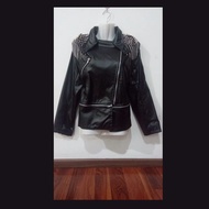 ROCKSTAR ROCK JACKET BLACK OUTFIT WOMAN DINNER THEME DINNER DRESS
