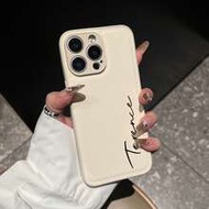 เคสโทรศัพท์ตัวอักษรชื่อย่อส่วนบุคคล เข้ากันได้กับ 17 16 15 14 13 12 11 Pro Max 17 Air แฟชั่นเกาหลี ห